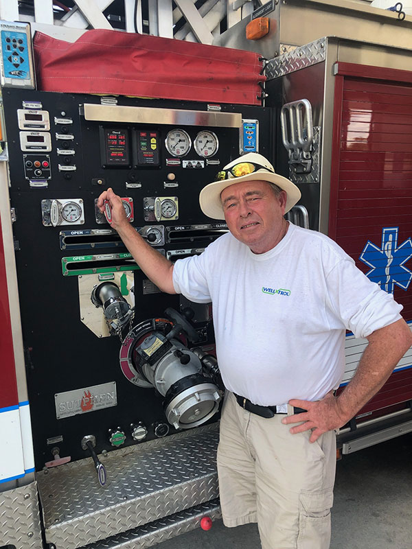 Tom Sullivan, owner of First Responder Well Pumps & Water Treatment