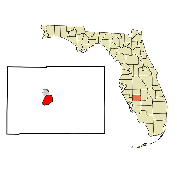 Arcadia, Florida map